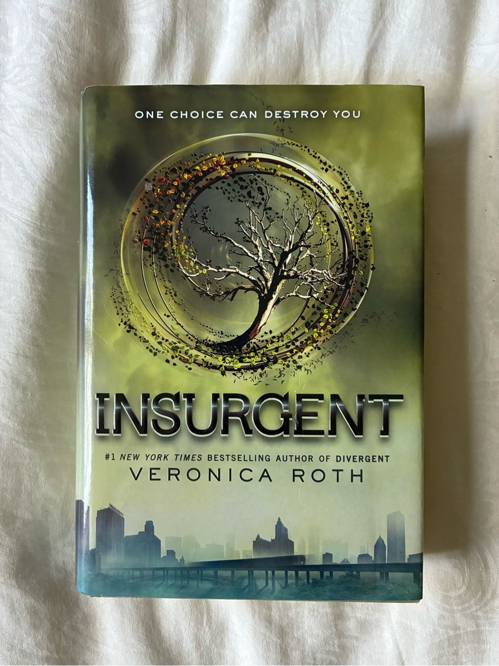 Insurgent by Veronica Roth - Green Hardcover Book